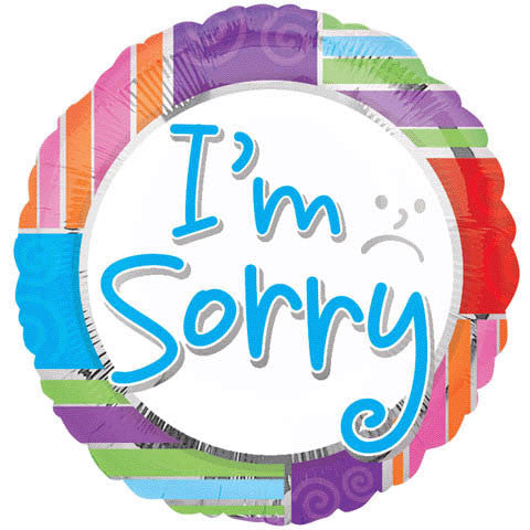 18" I'm Sorry Vlp