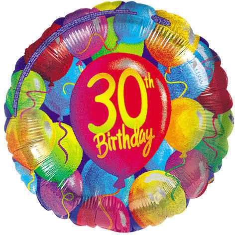 18" Painted Balloons 30