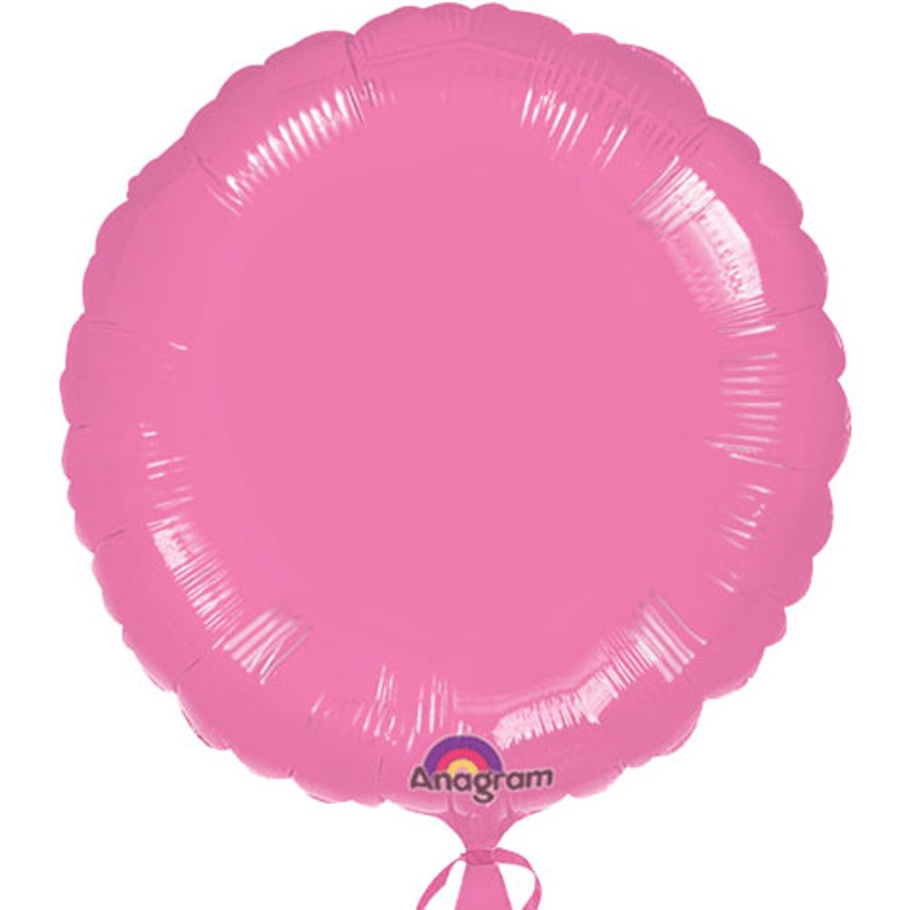 18" Metallic Lavender Round Anagram Balloon (1 ct)