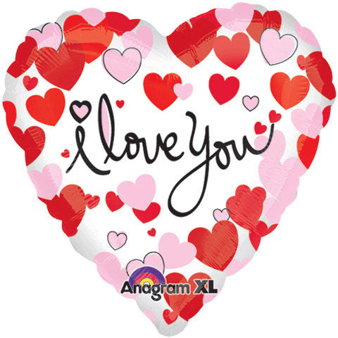 18" Hearts Equal Love