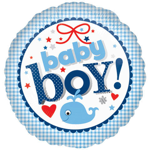 18" Baby Boy Gingham Vlp