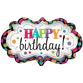 Birthday Marquee Super Shape