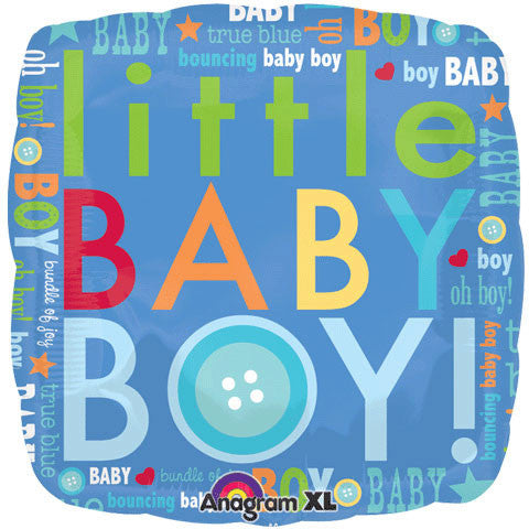 18" Little Baby Boy Letters