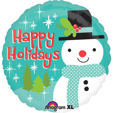 Whimsical Snowman Mini Shape