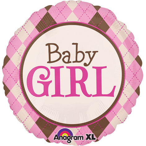 32" Argyle Baby Girl