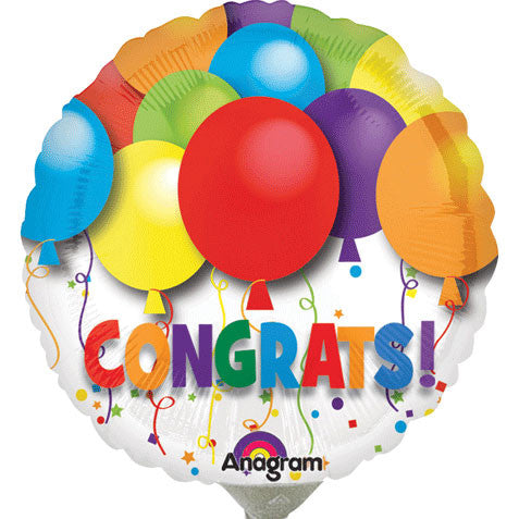 Bold Congratulations Balloons Micro