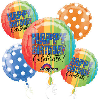 A Year To Celebrate Bouquet of Balloons (5pc)