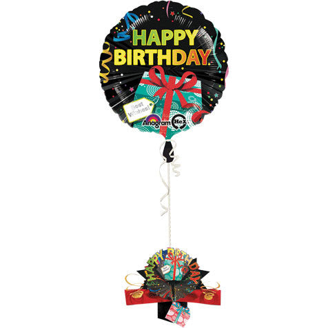 18" Birthday Gift Hx Pop-up Weight