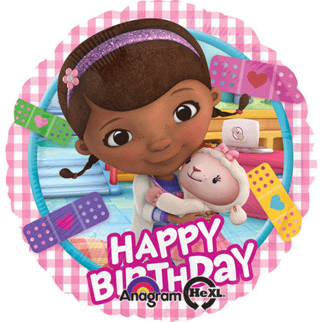 18" Doc Mcstuffins Birthday Hx