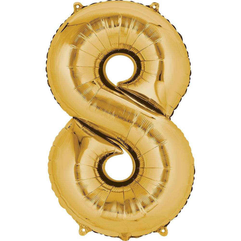 34" NUMBER 8 GOLD
