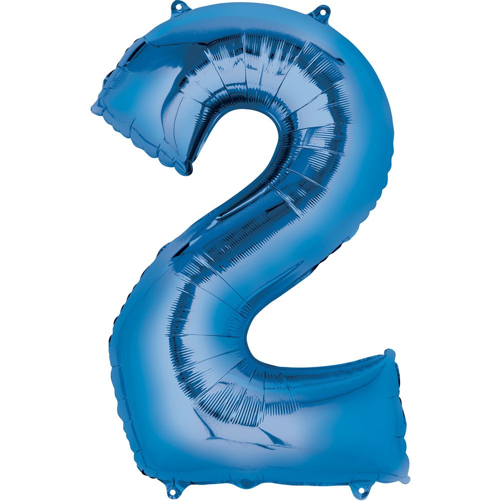 34" NUMBER 2 BLUE