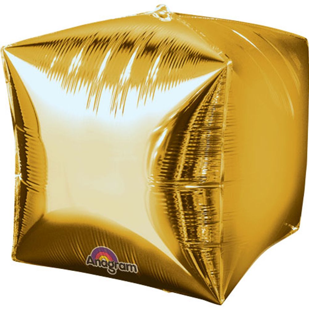 15" Gold Cube