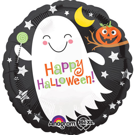 18" Ghost with Candy Foil Balloon