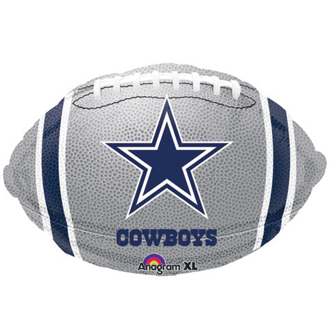 Dallas Cowboys Football Junior Shape Foil Balloon (1ct)