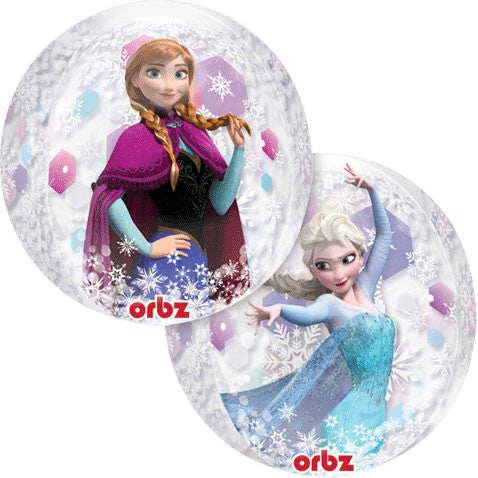 15" Disney Frozen Clear Orbz Balloon