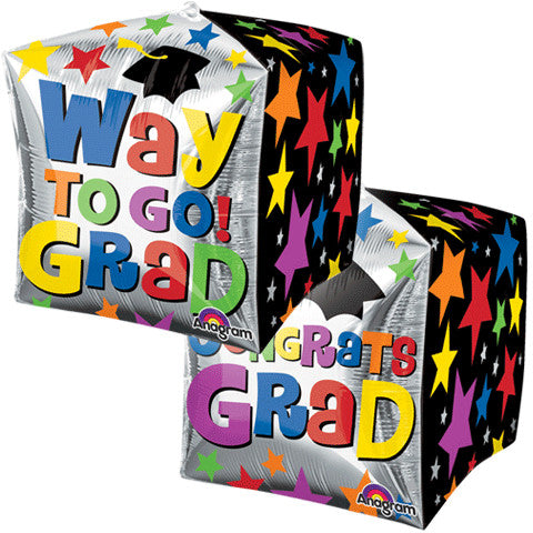 15" WAY TO GO GRAD STARS CUBEZ