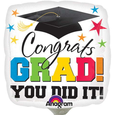 Anagram Grad You Did It Mini Foil Balloon