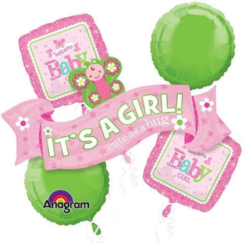 Welcome Little One Bouquet of Balloons (5pc)