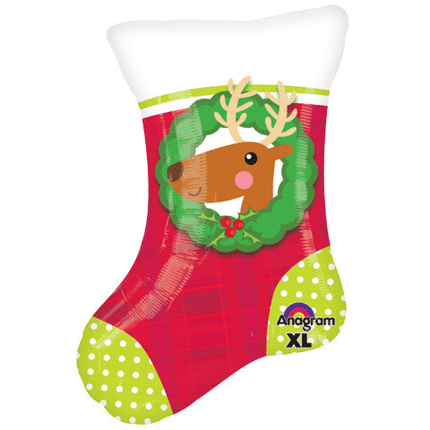 18" CHRISTMAS STOCKING JUNIOR SHAPE