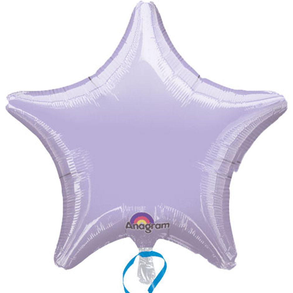 19" Metallic Lilac Star Anagram Balloon (1 ct)