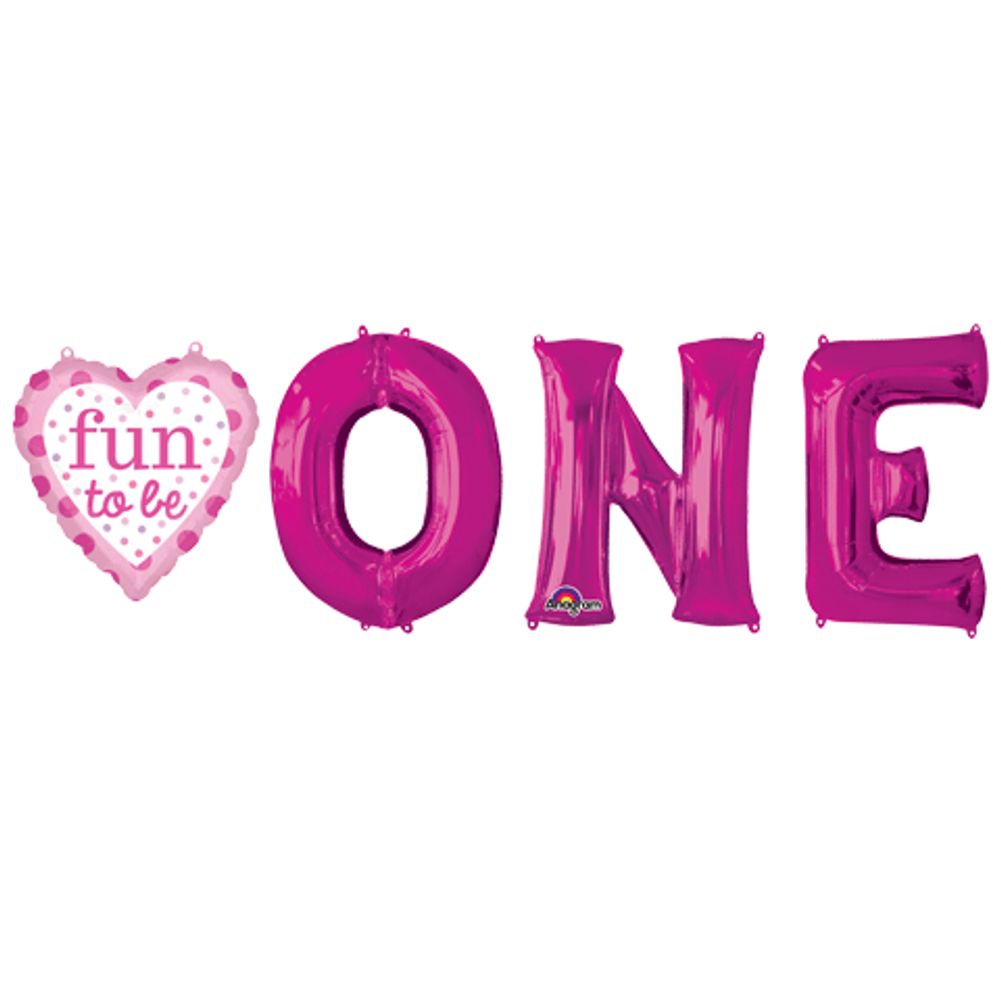 FUN TO BE O-N-E GIRL BALLOON BUNCH