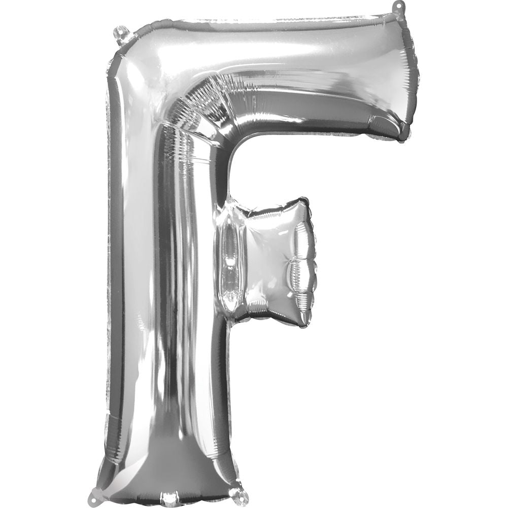 34" LETTER F SILVER