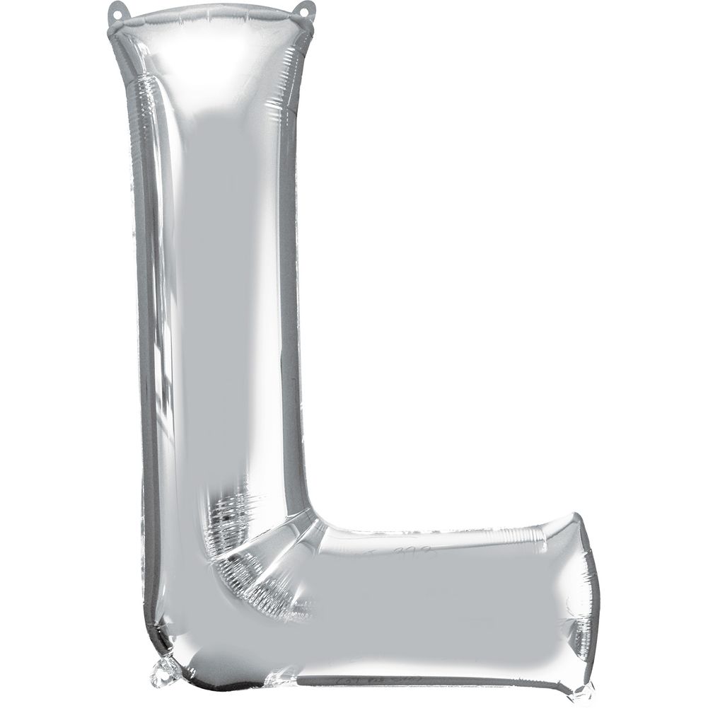 34" LETTER L SILVER