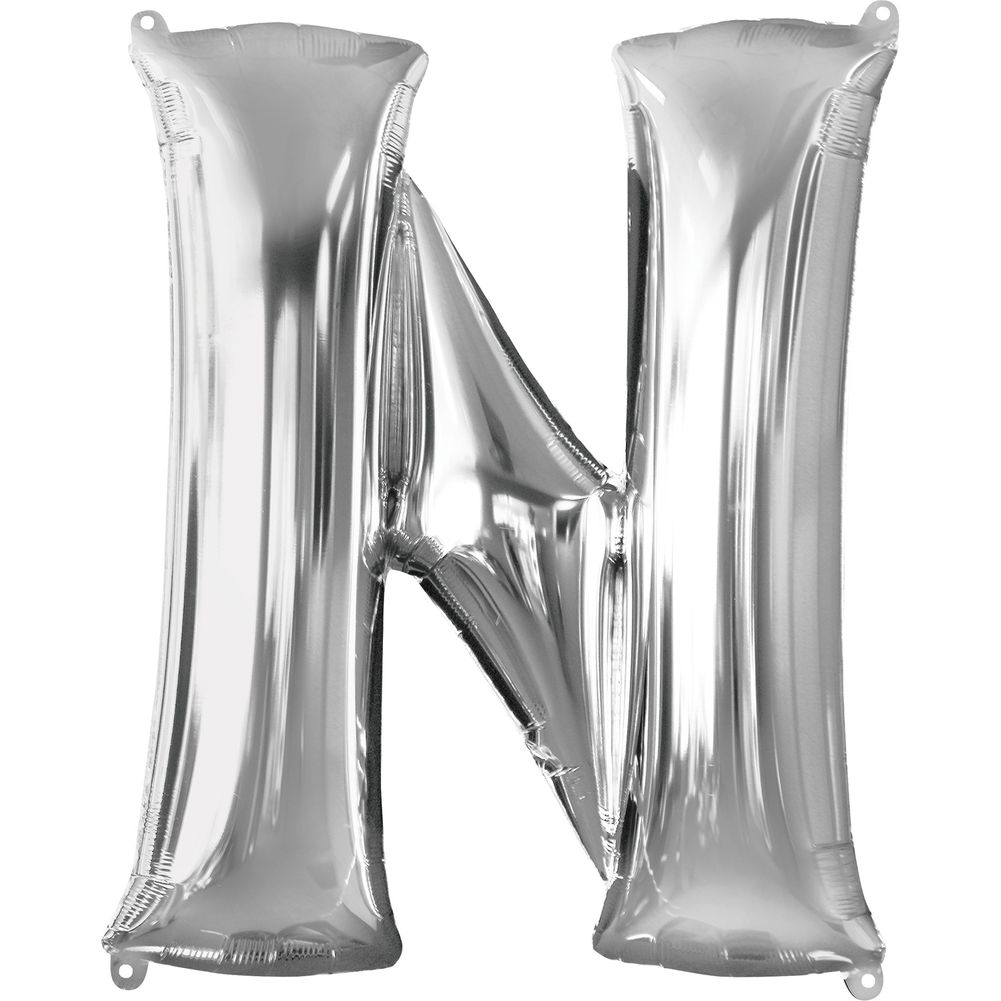 34" LETTER N SILVER