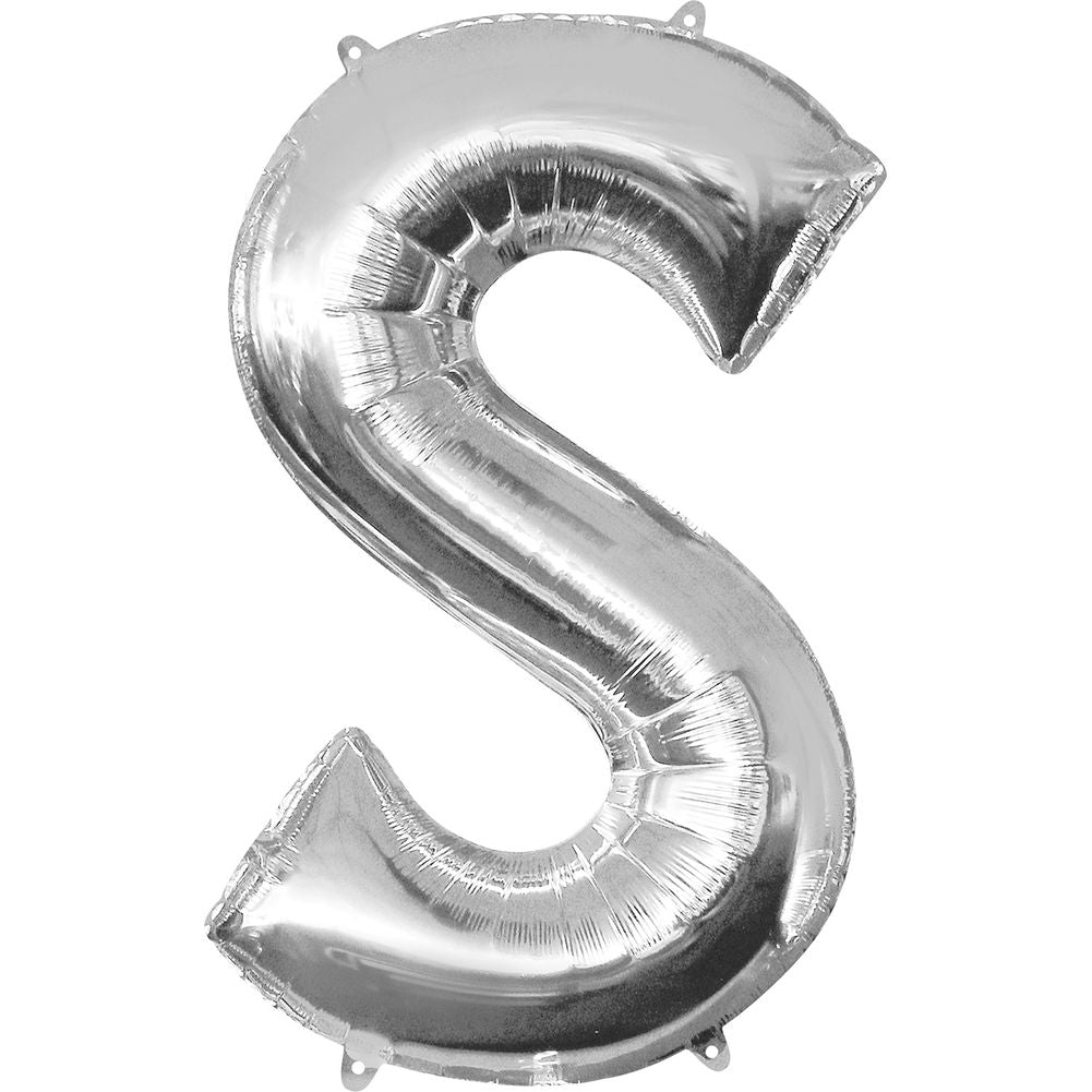 34" LETTER S SILVER