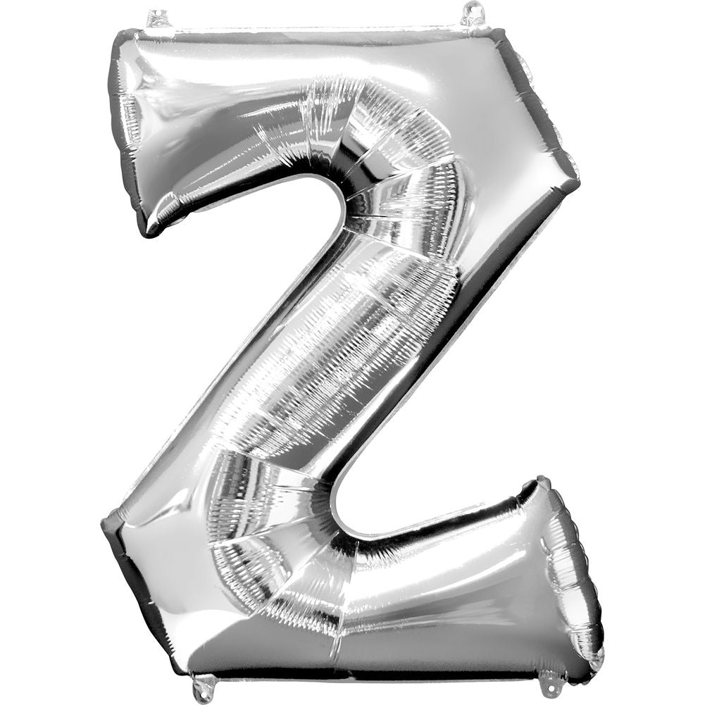 34" LETTER Z SILVER