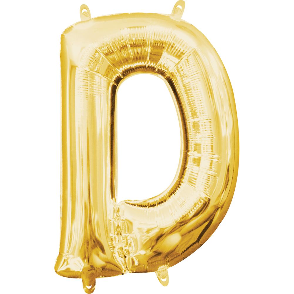 16" LETTER D GOLD
