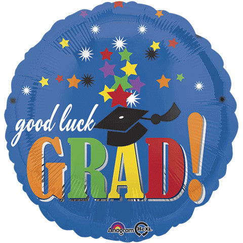 18" GOOD LUCK GRAD STARS HX