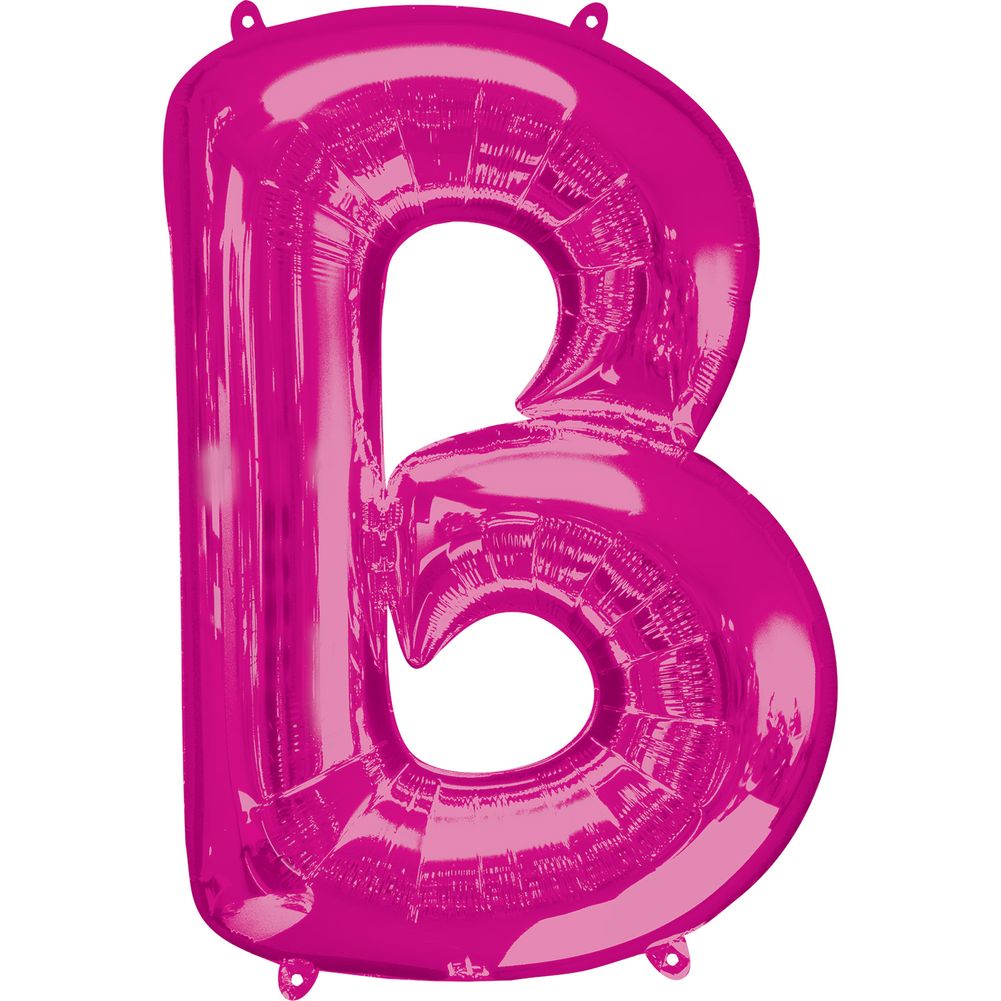 34" LETTER B PINK