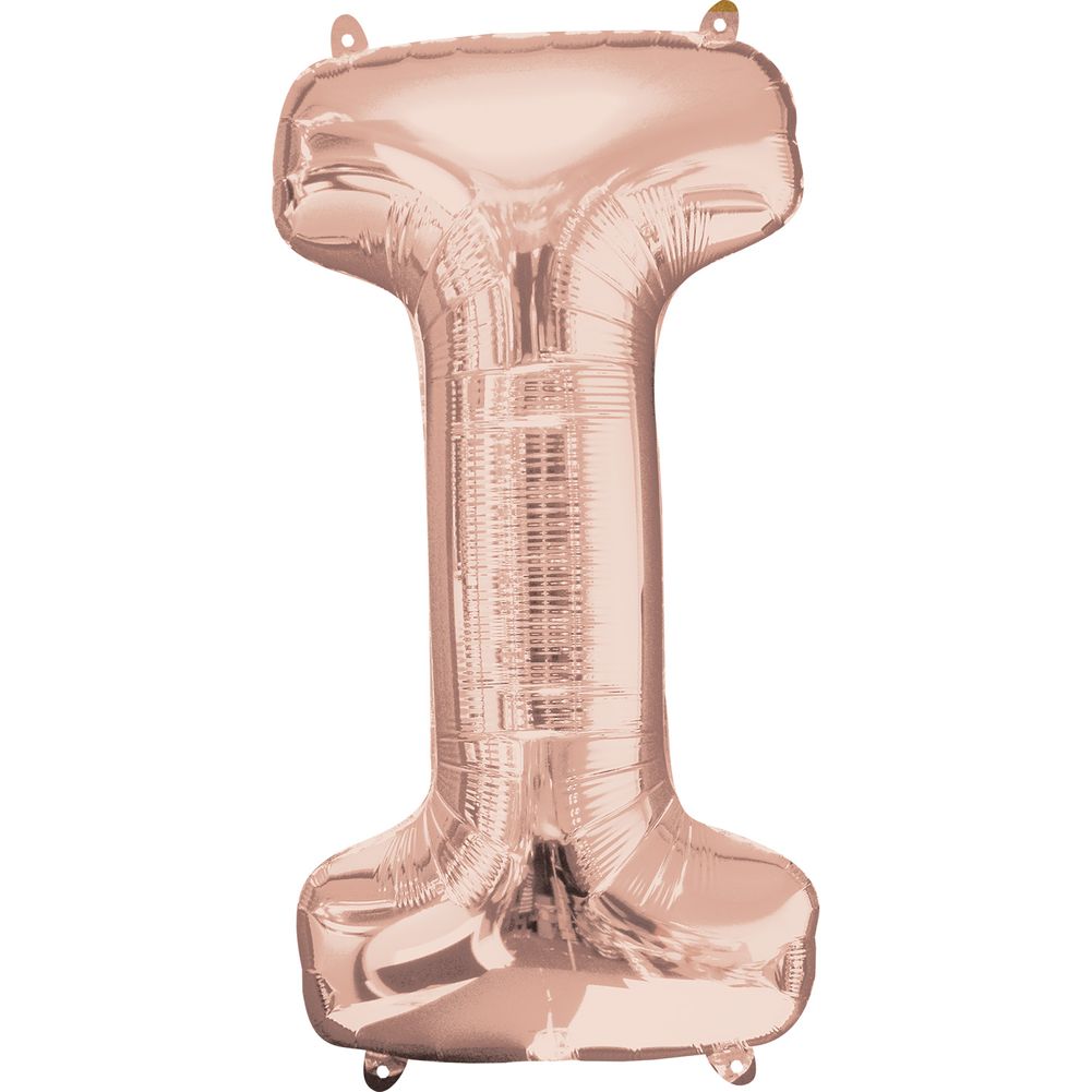 34" LETTER I ROSE GOLD