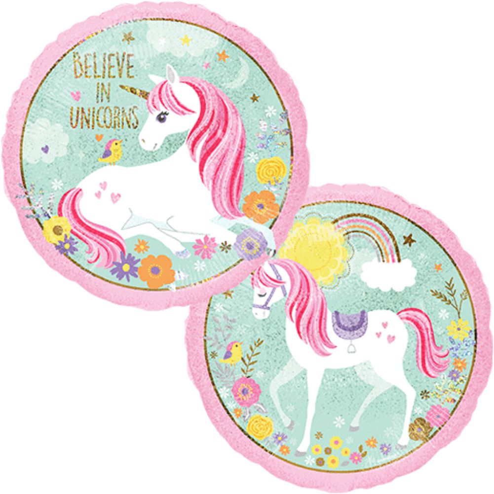 18" MAGICAL UNICORN HOLOGRAPHIC
