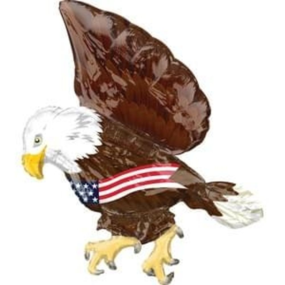 Patriotic Eagle Ultra Shape Foil Balloon