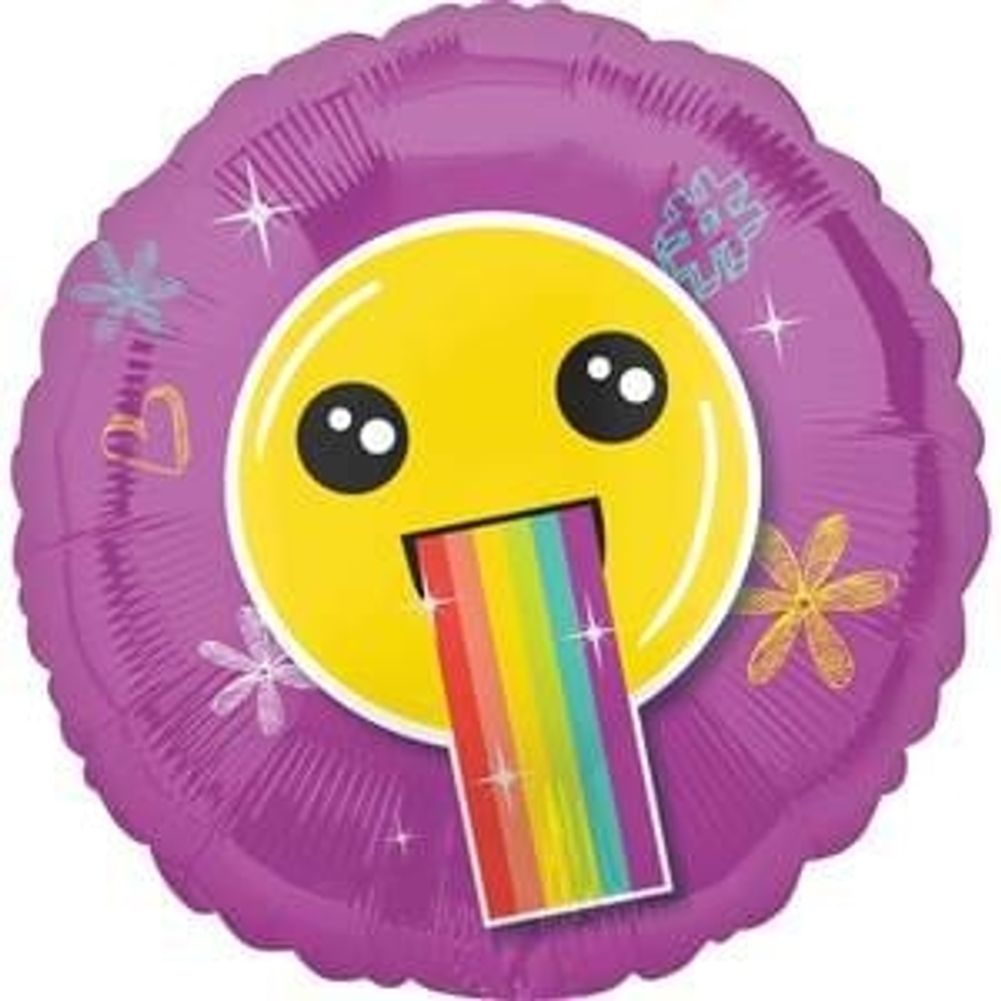18" SELFIE CELEBRATION SMILE FACE HX