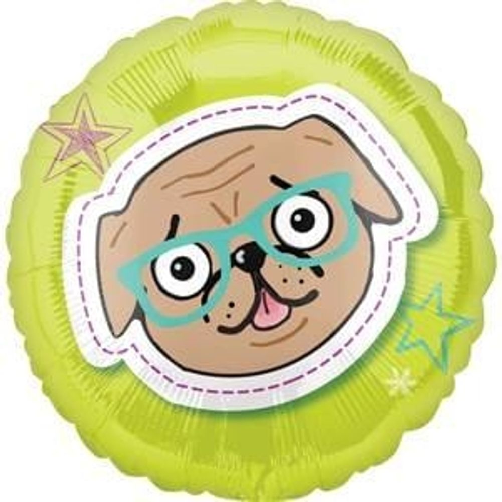 18" SELFIE CELEBRATION PUG HX