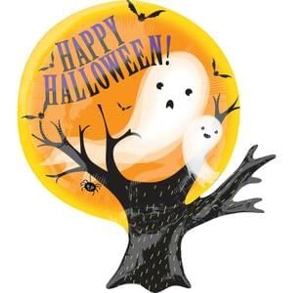18" Spooky Ghosts Junior Shape