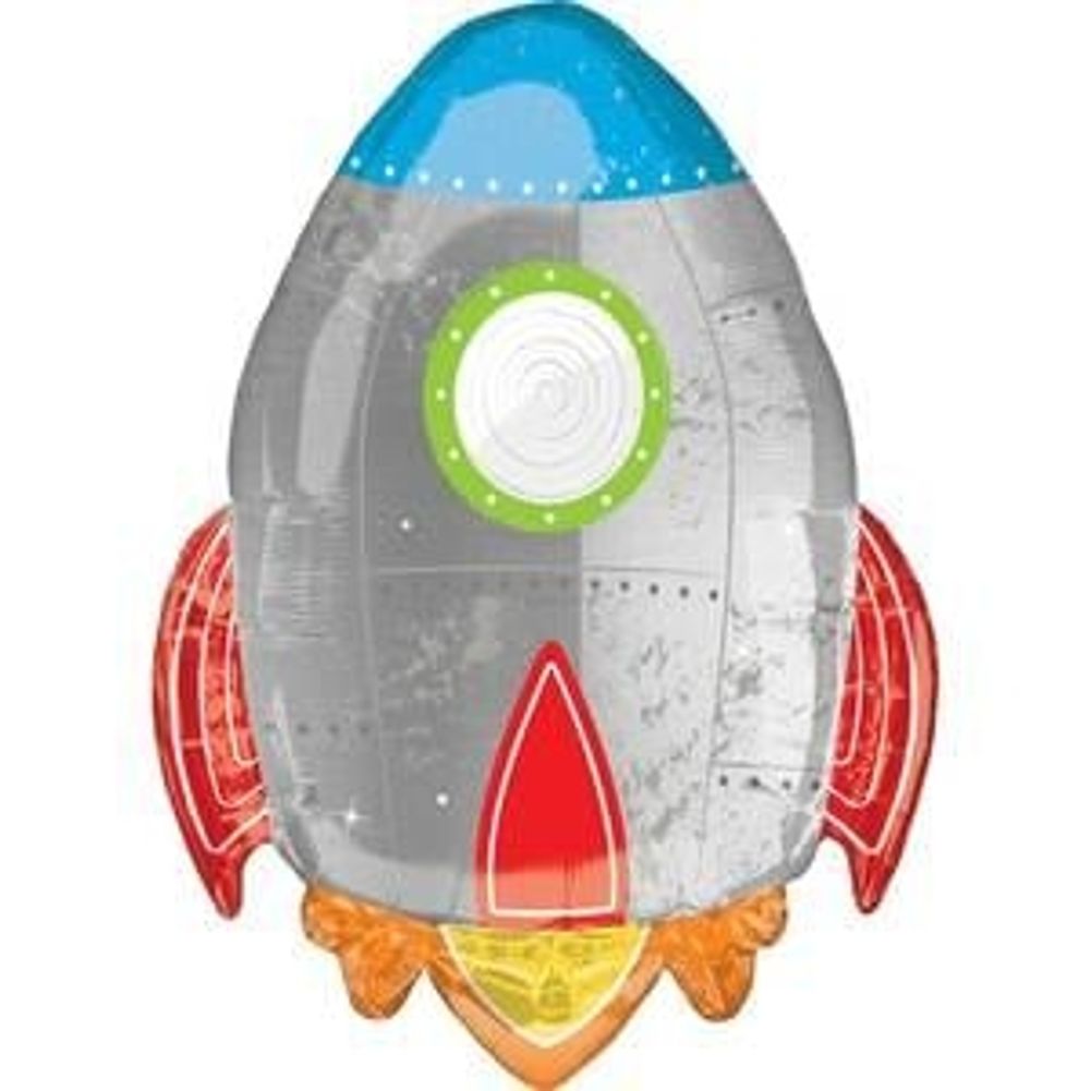 Blast Off Birthday Super Shape