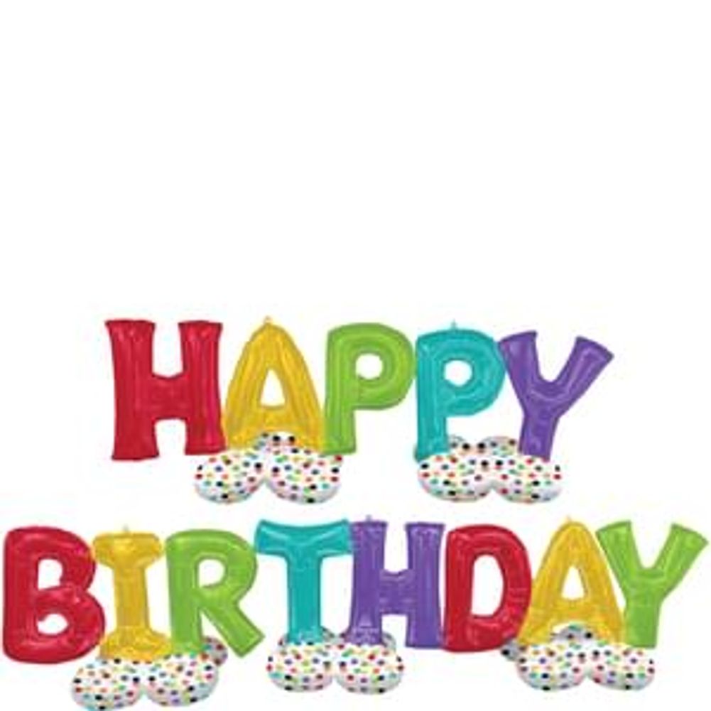 Happy Birthday Airloonz Decor Kit