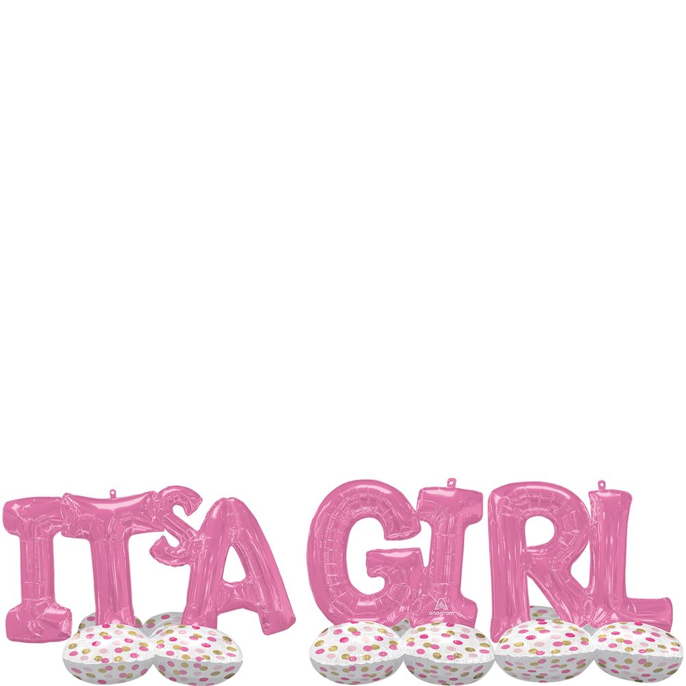 It's a Girl Airloonz Decor Kit