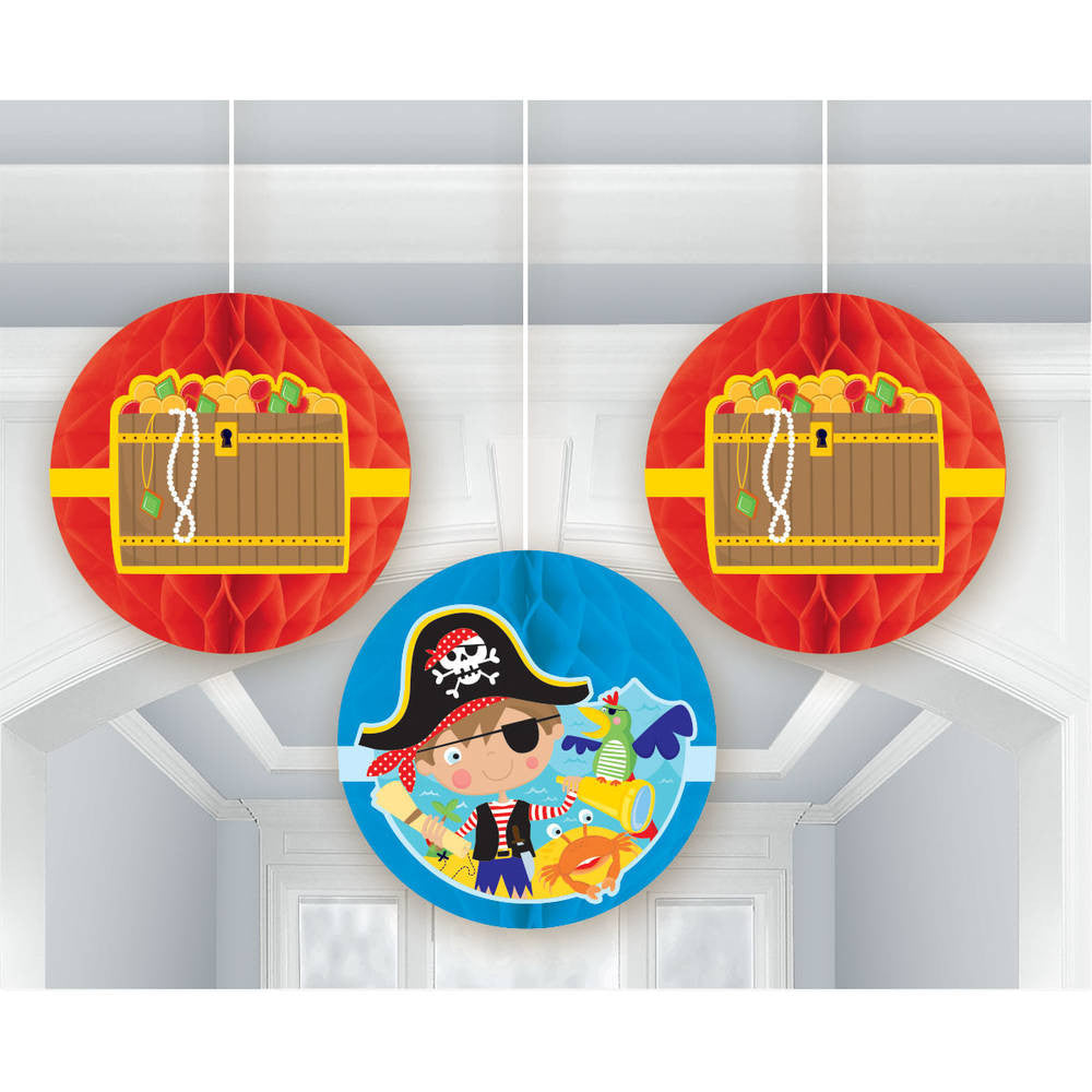 Little Pirate Hanging Decor (3 ct)