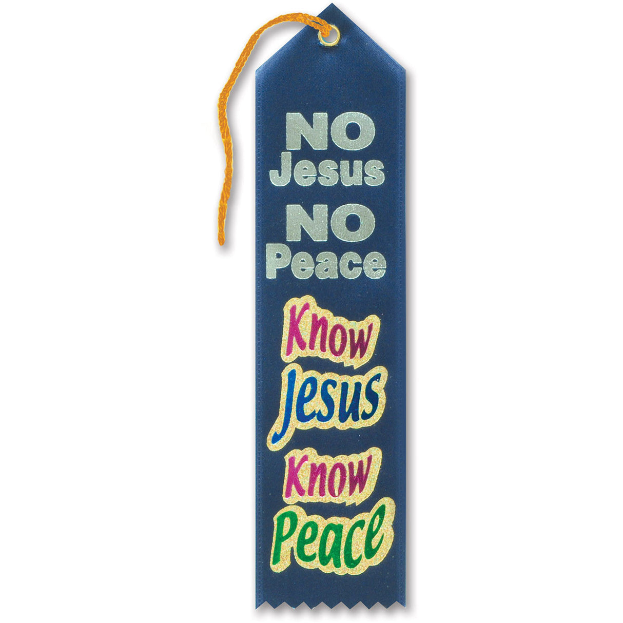 Know Jesus Know Peace Inspirational Ribbon