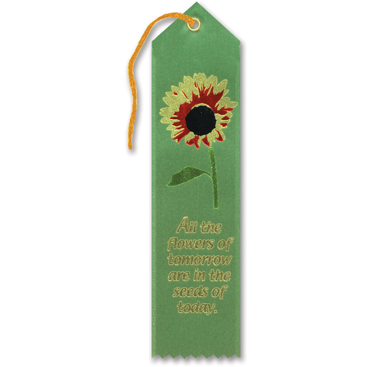 All The Flowers Of Tomorrow Inspirational Ribbon