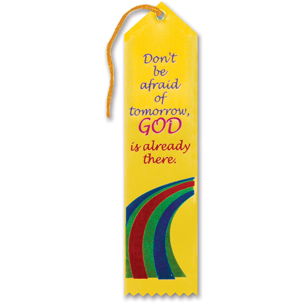 Don't Be Afraid Of Tomorrow Inspirational Ribbon