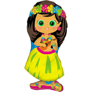 Hula Girl Helium Shape