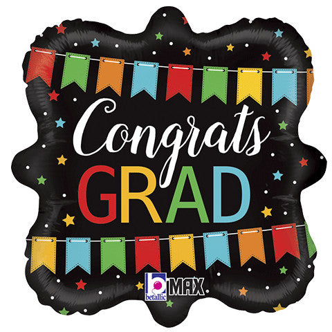 18" CONGRATS GRAD BANNER