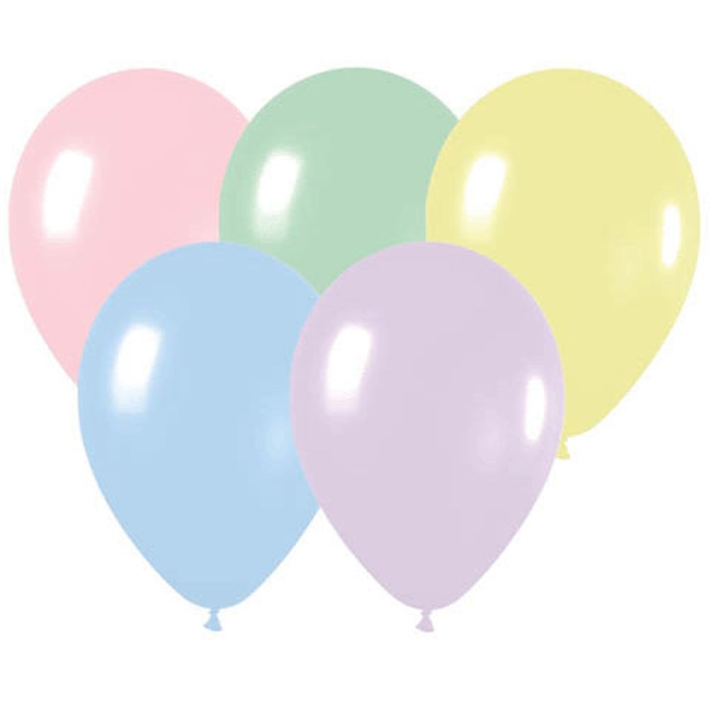 Sempertex 11" Pastel Assortment Latex Balloons (100ct)