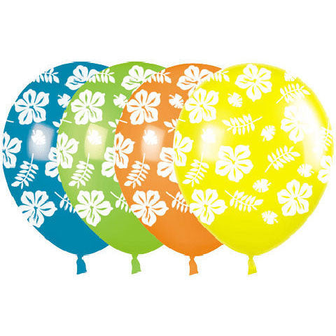 11" Luau Around Balloons (50ct)